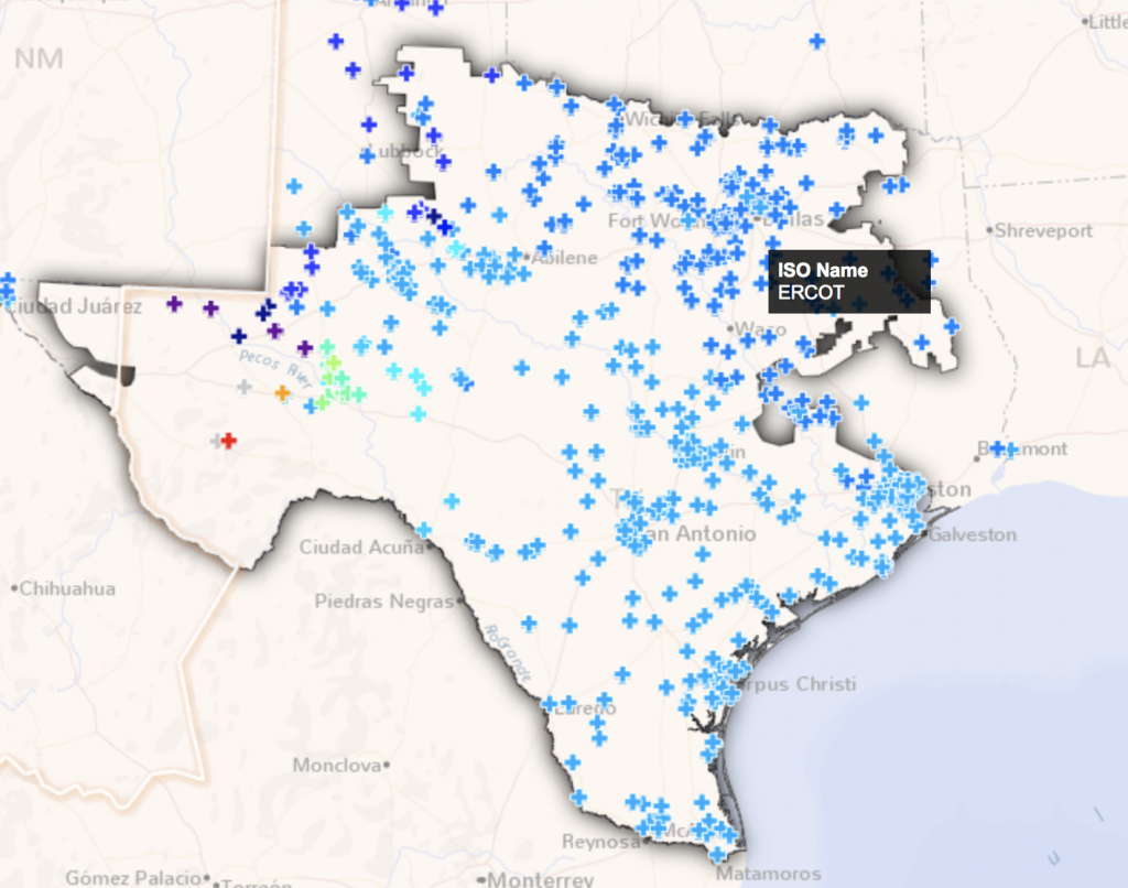 Energy Acuity ERCOT LMP Map